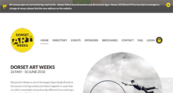 Desktop Screenshot of dorsetartweeks.co.uk